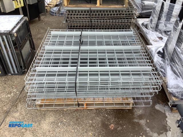 Lot 2-73395 - Skid Lot of 46” W x 49” L Pallet Rack Gratings