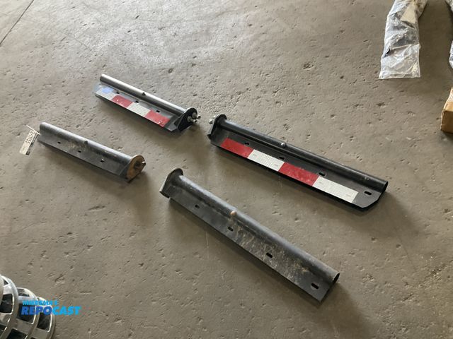Lot 2-11155 - (4) mudflap hangers approx 30” long each, missing some hardware, used