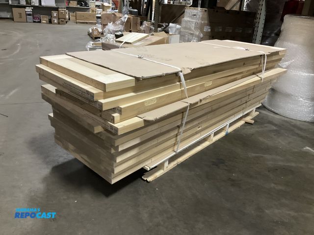 Lot 2-94803 - Skid lot of (15) west Michigan forest products and other wooden doors of various sized all approx. 8...