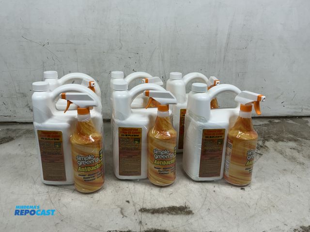 Lot 2-74564 - Lot of (6) Simple Green D Antibacterial Cleaner with Refill