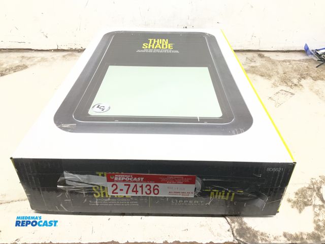 Lot 2-74136 - Lot of (1) Thin Shade entry door window complete kit