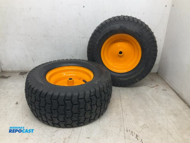 Lot 2-33877 - 2 16 x 6.50-8  lawn and garden tires &amp; wheels