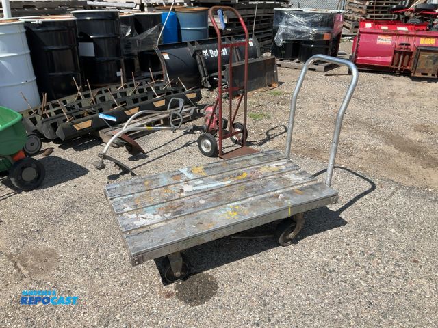 Lot 2-99725 - Metal platform truck approx. 45”x24”