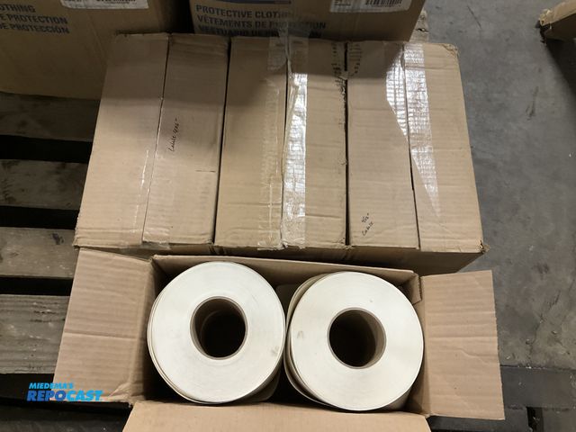 Lot 2-27068 - Lot of (4) boxes of prime TTR 4x6 white labels - 4 rolls per box - 1000 labels per roll