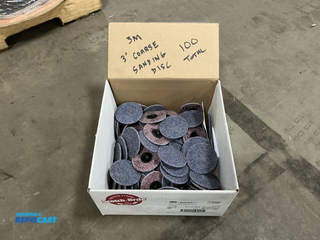 Lot 2-93480 - Lot of (100) 3m 3” Course Sanding Discs