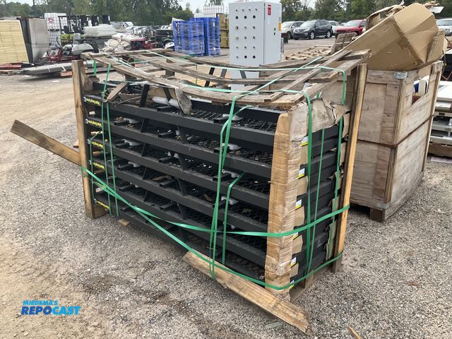 Lot 2-27295 - Metal Stack black tailgate storage system racks