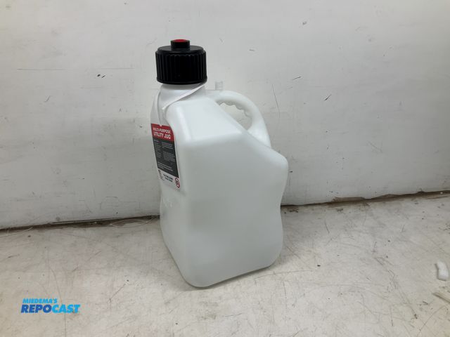 Lot 2-19416 - VP Racing 5.5 gallon multipurpose jug, missing small cap