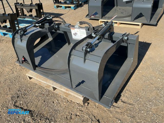 Lot 2-43844 - New Wolverine 72" Grapple Bucket Skid Steer Attachment, Model GB-11-72W, 550 lbs, 12-20 GPM, Univers...