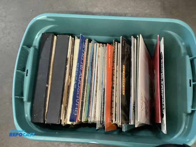 Lot 2-64401 - tote of record albums