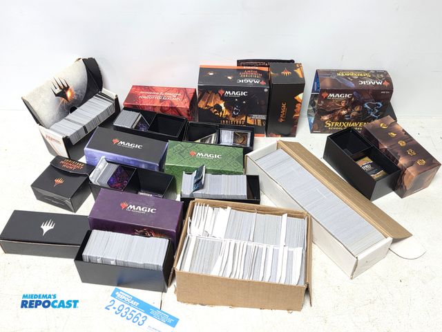 Lot 2-93563 - large lot of UNSEARCHED Magic the Gathering Cards, as found in unpaid storage unit. Consignor states...