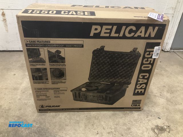 Lot 2-33371 - Pelican 1550 storage case, new/unused