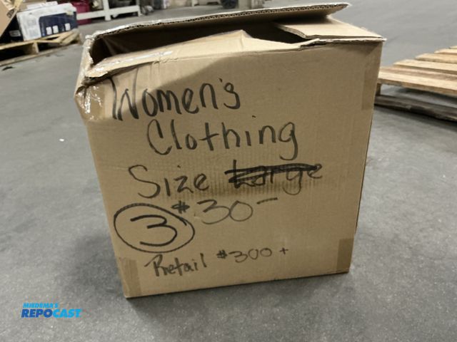 Lot 2-32612 - Box of various woman’s clothing