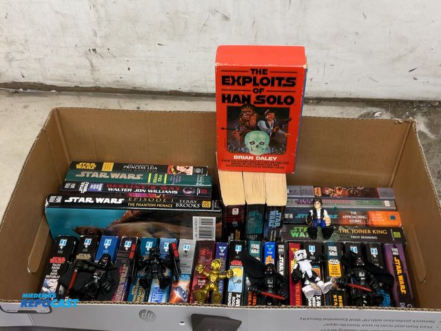 Lot 2-35566 - Variety of Star Wars books and Star Wars figures