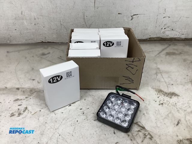 Lot 2-75785 - (10) New 12v Lights - 16 LED's