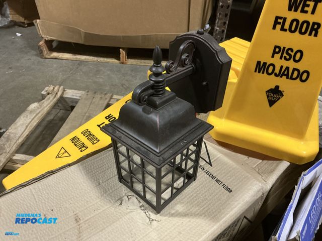 Lot 2-69408 - Lot of (2) Feit Electric fepcs50w 50-Watt outdoor lighting fixtures featuring an integrated dusk-to-...