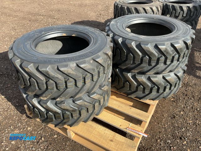 Lot 2-42988 - (4) New Power King Size 12-16.5 Skid Steer Tires, 12 Ply Rating