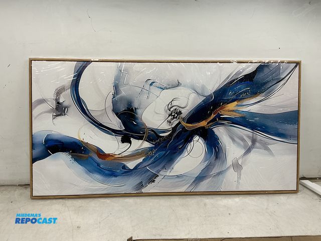 Lot 2-92718 - Wall Art Canvas with Wood Frame 24”x48”