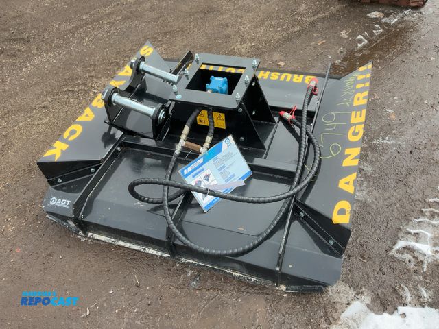 Lot 2-91838 - New AGT EXRC-54 Brush Cutter Excavator Attachment 54” Quick Attach Hydraulic Powered
