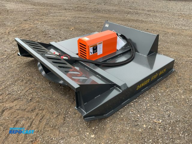 Lot 2-43753 - New Wolverine 72” Brush Cutter Skid Steer Attachment, 15-20 GPM, Universal Quick Attach, 820 lbs, Mo...