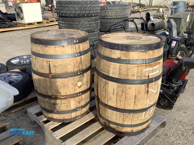 Lot 2-92594 - 2 Wild Turkey Distilling Co. Drink storage Wooden whiskey barels