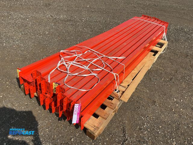 Lot 2-20631 - (20) 10' Teardrop Pallet Racking Cross Beams, 4-3/4"
