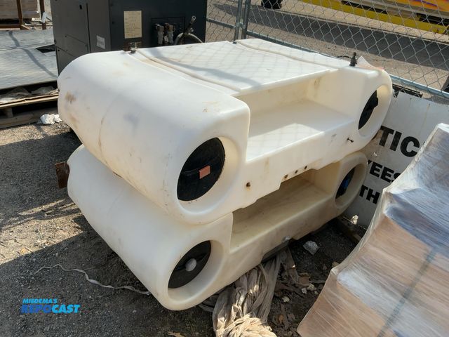 Lot 2-10560 - (2) 60 Gallon Over Wheel Plastic Tanks