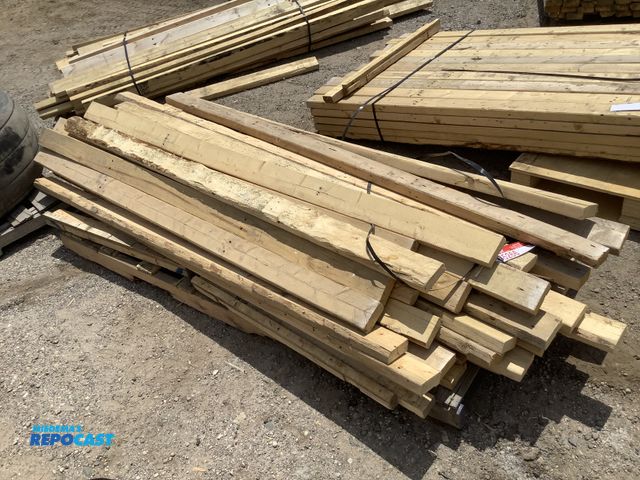 Lot 2-75266 - Lot of recycled dimensional lumbar boards approx. 2” x 4” x 80”