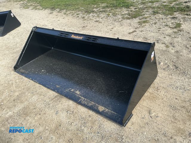 Product 2-3019 - New Tomahawk 78" Skid Steer Bucket, Universal Quick Attach