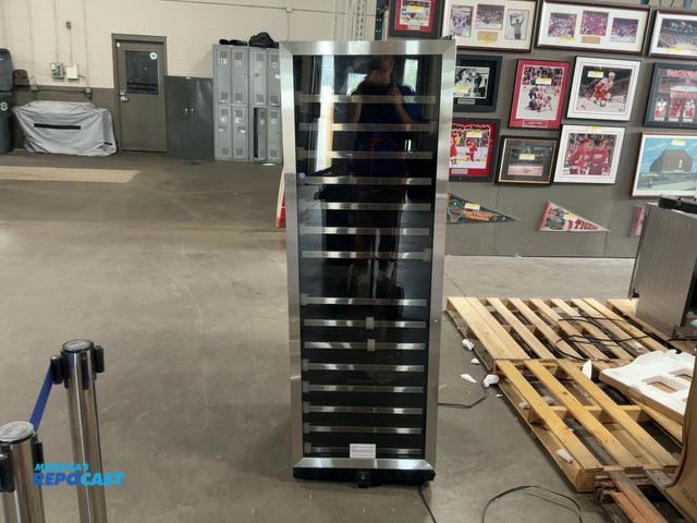 Lot 2-11519 - Scratch & Dent Vinotemp EL-142SDST 155-Bottle Dual-Zone Wine Cooler