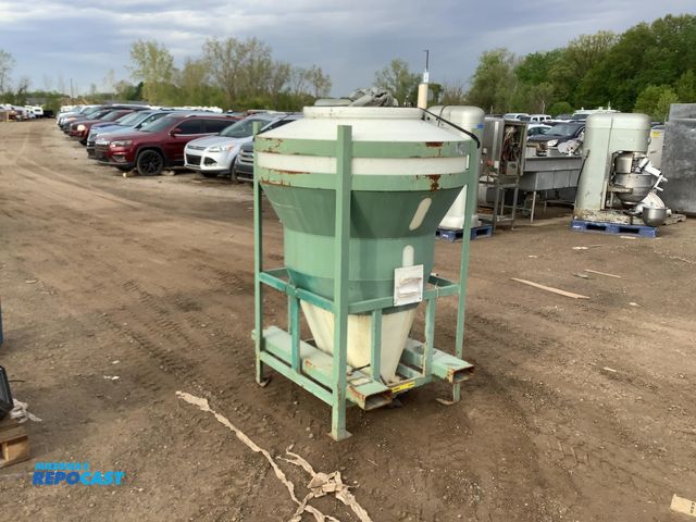 Lot 2-35940 - Forkable 45” L x 45” W x 66” T Industrial Dry Bulk Material Hopper