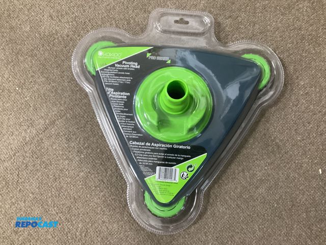 Lot 2-92874 - New Kokido Pro Series pivoting weighted pool vacuum head,  Bumper wheels with bristle’s, swiveling p...