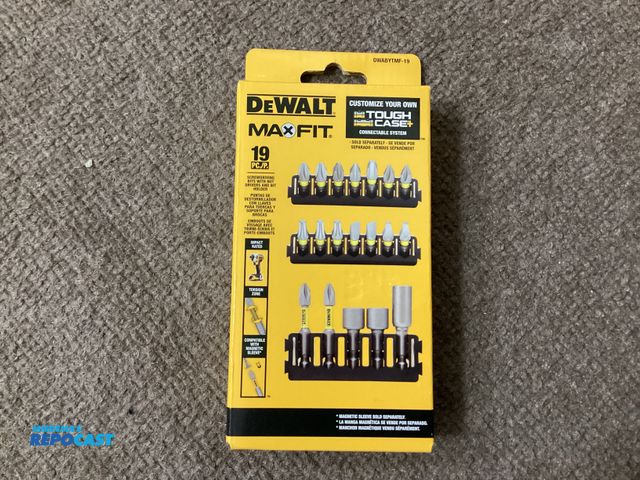 Lot 2-92878 - New New DeWalt Maxfit screwdriver bits. Includes 19 bits and drivers. For use in DeWalt Tough case o...