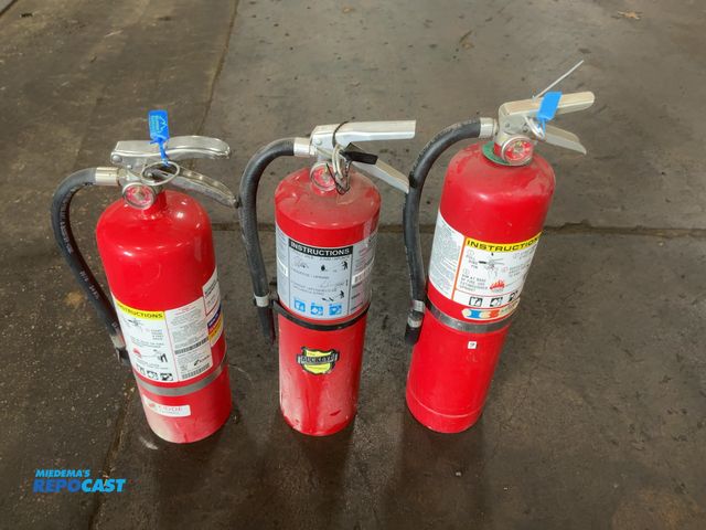 Lot 2-22409 - (3) Assorted 10lb Fire Extinguishers, all have outdated inspections