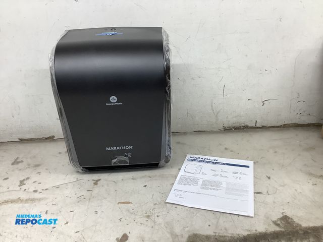 Lot 2-19817 - Marathon Georgia pacific black automatic paper towel dispenser