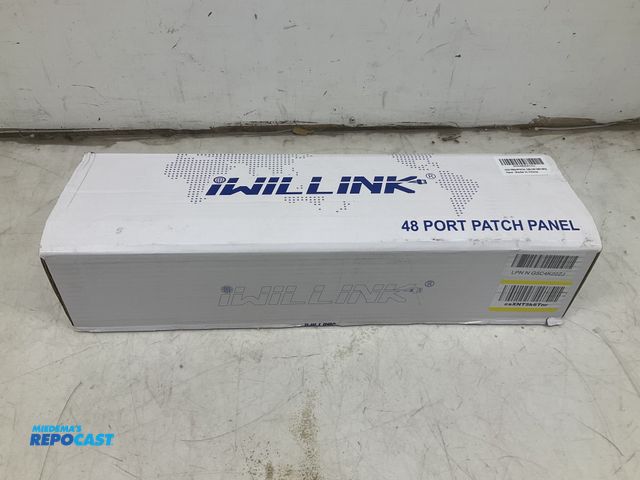 Lot 2-93669 - iWillink 48 Port Patch Panel