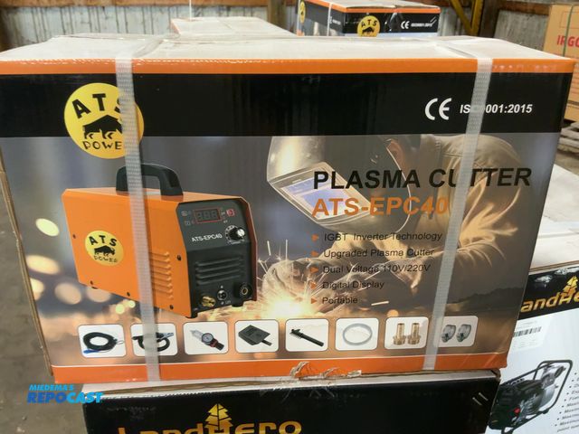 Lot 2-40582 - New ATS Power Model ATS-EPC40 Plasma Cutter, 110/220 Volt, 6-12mm Cutting Thickness