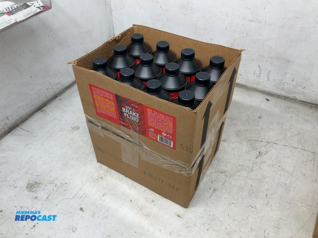 Lot 2-18574 - (24) RacePRO 12oz Dot 3 Brake Fluid Bottles