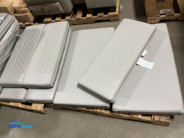 Lot 2-67173 - Dinette Cushions 40” x 82” 2022 DMEN Voltage Baez Silver