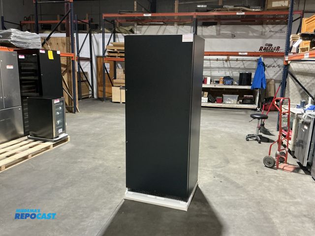 Lot 2-22647 - Scratch & Dent Vinotemp EL-300GFEBRR 300-Bottle Garage Wine Cooler with Dual Zone Cooling & Digital ...