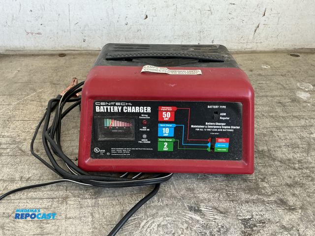 Lot 2-76739 - used battery charger gen-tech 12v 50amp