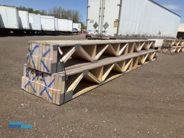 Lot 2-43808 - (21) floor trusses 27’ 1” long x 22”T x 3-1/2”W overall, unused