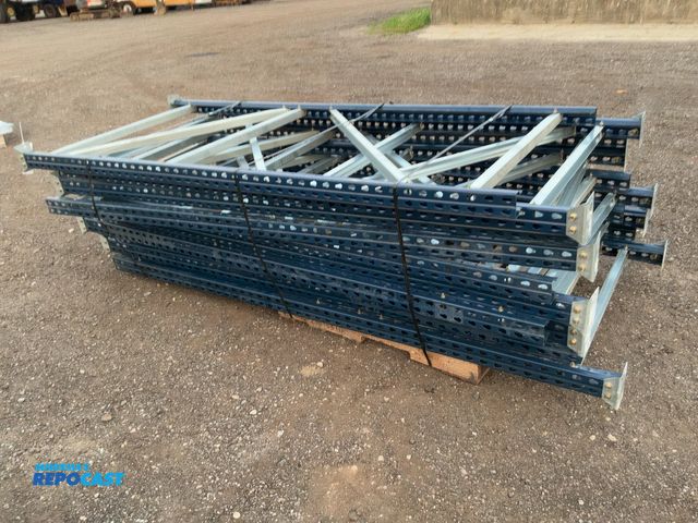 Lot 2-20939 - (10) 42"x8' Tall Teardrop Pallet Racking Uprights