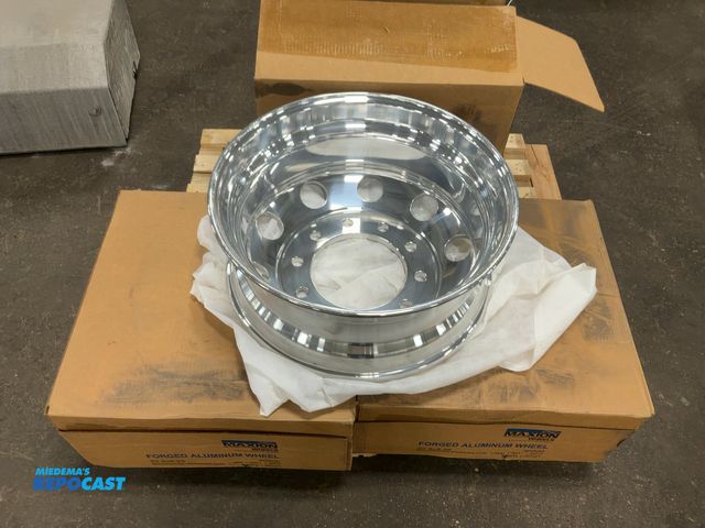 Lot 2-11977 - (3) New Maxion 22.5"x8.25" Hub Pilot Aluminum Wheels, 30300 BP3