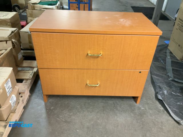 Lot 2-65672 - Wooden 2-Drawer File Cabinet- 36”x20”x29”
