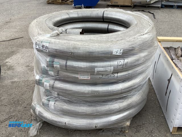 Lot 2-35022 - Lot of 7 rolls of Flex pipe measuring  25' with diameter of 5”.