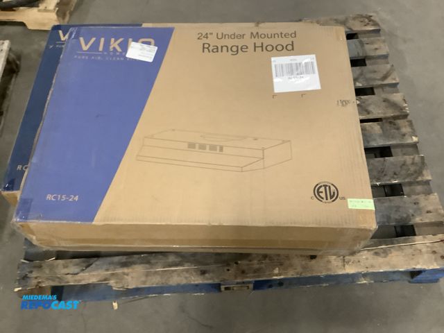 Lot 2-60873 - New RC11-30 RC15-24 VIKIO Under mounted range hood  1- 24” 1-30”