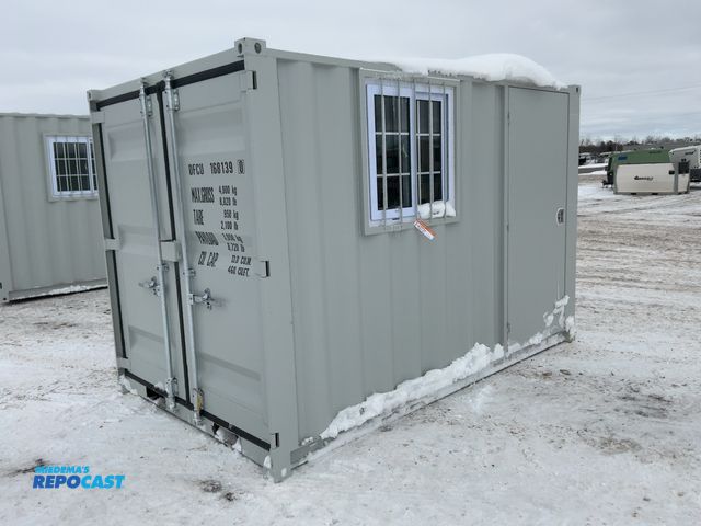 Lot 2-42731 - New 11’ Job Site Storage Container, 133-1/2”x80”x89” tall overall, Swing Doors on One End with 76” w...