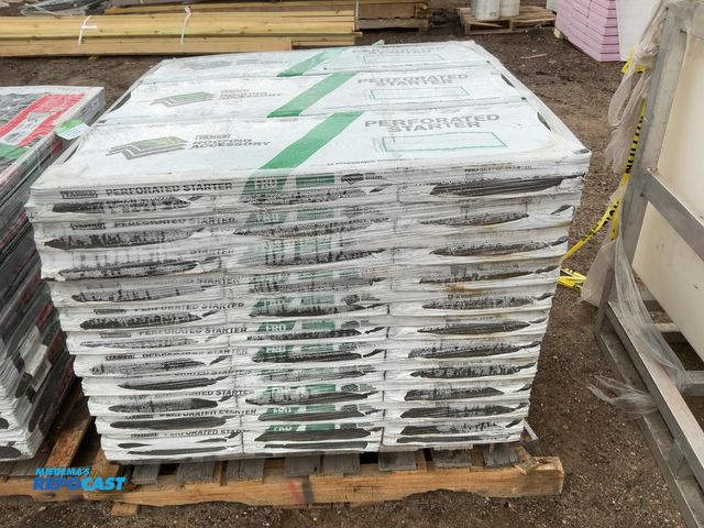 Lot 2-65847 - Tamko Perforated Starter Shingles 16 Per Pack