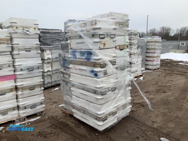 Lot 2-19652 - 21 Military surplus shipping cases