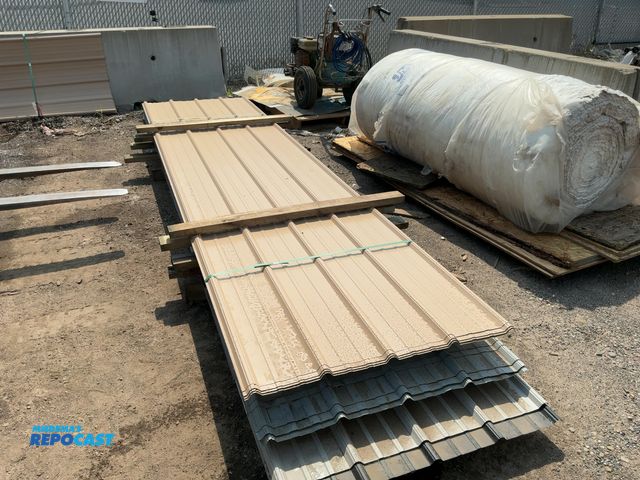 Lot 2-74122 - Bundle of agricultural metal (tan) measures 13’x3’2”